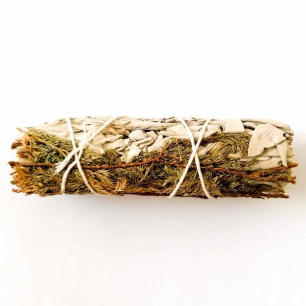 Tocha de Salvia Branca e Cedro 10cm