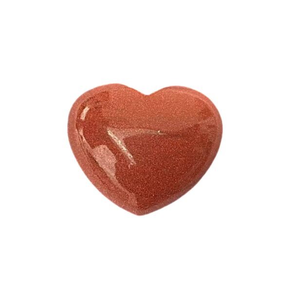 Coração Aventurina Dourada