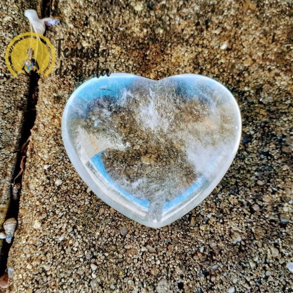 Crystal White Quartz Heart - Image 2