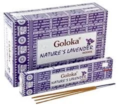 Goloka Nature's Lavender Indian Incense Box