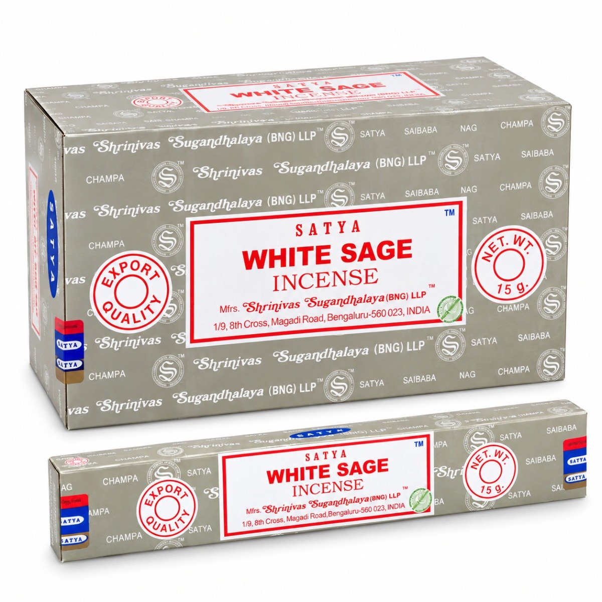 Incenso Satya Salvia Branca Caixa
