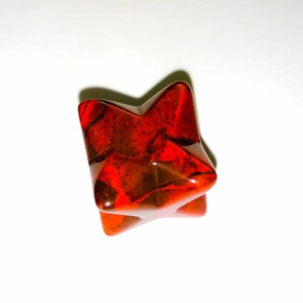 Merkaba Jaspe Vermelho 2cm