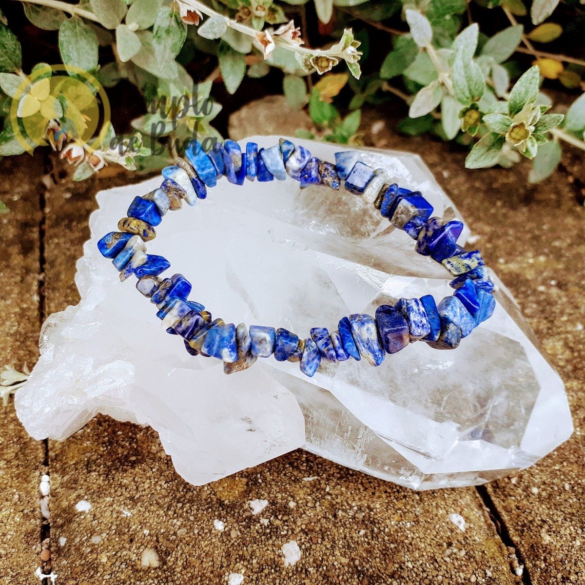 Pulseira Lapis Lazuli Chips