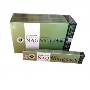 Incenso Indiano Golden Nag White Sage Californian Caixa