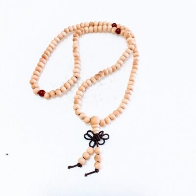 Natural Sandalwood Japa Mala, 5 mm