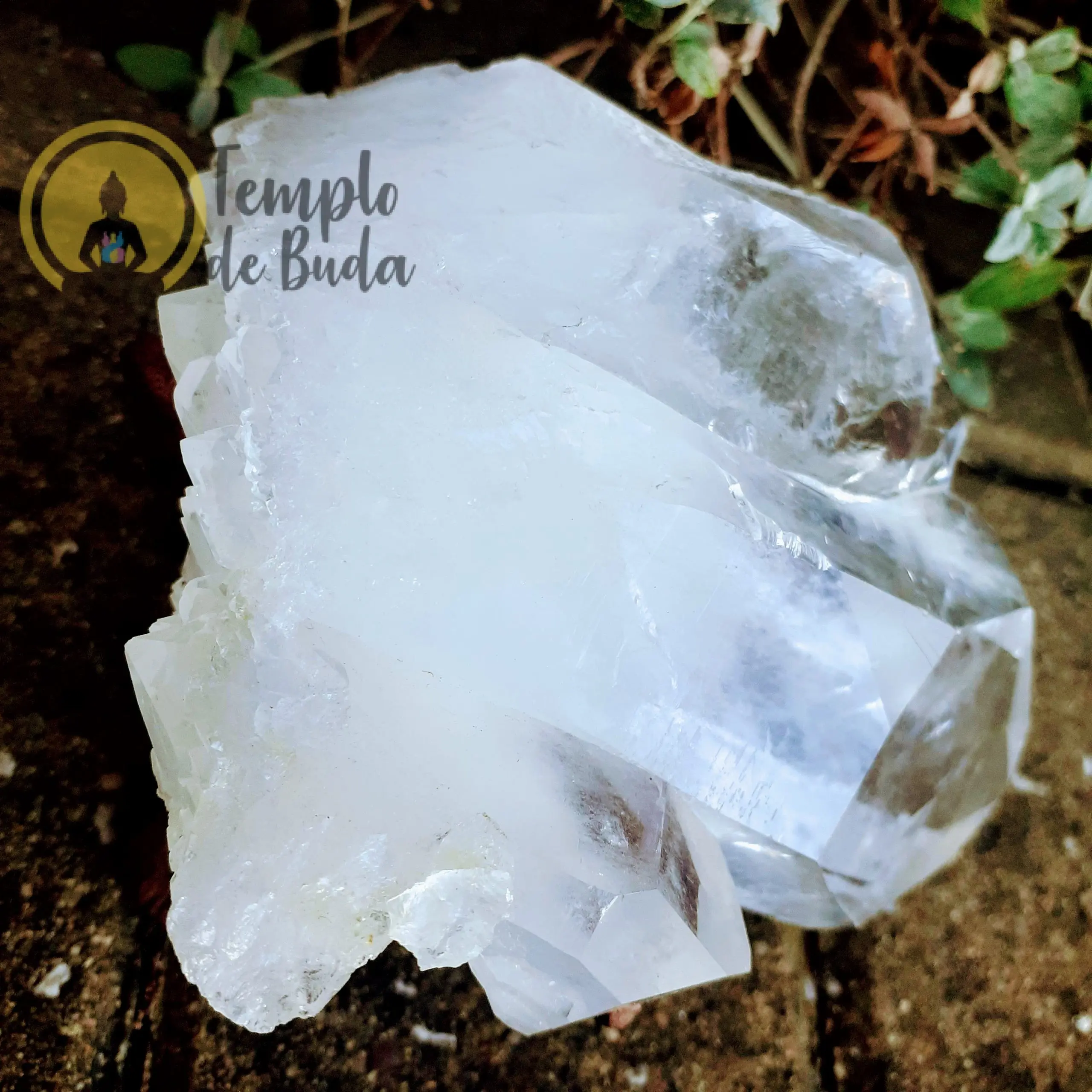 Punta de quars triple cristall 744gr - Imatge 3