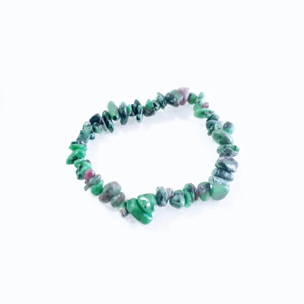Ruby Bracelet Zoisita Chips