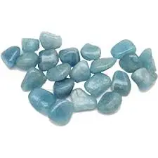 Água Marinha Azul Rolada 1-2cm