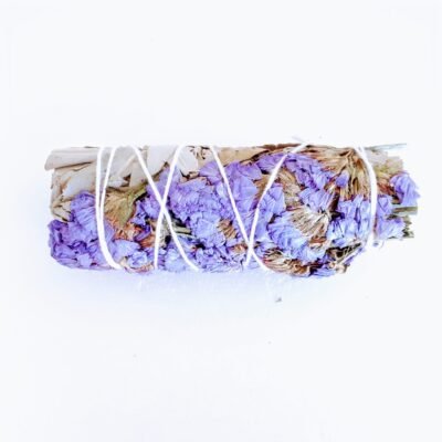 White Sage and Blue Sinuata Torch