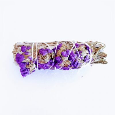 White Sage and Purple Sinuata Torch