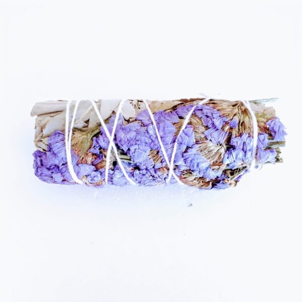Tocha de Salvia Branca e Blue Sinuata