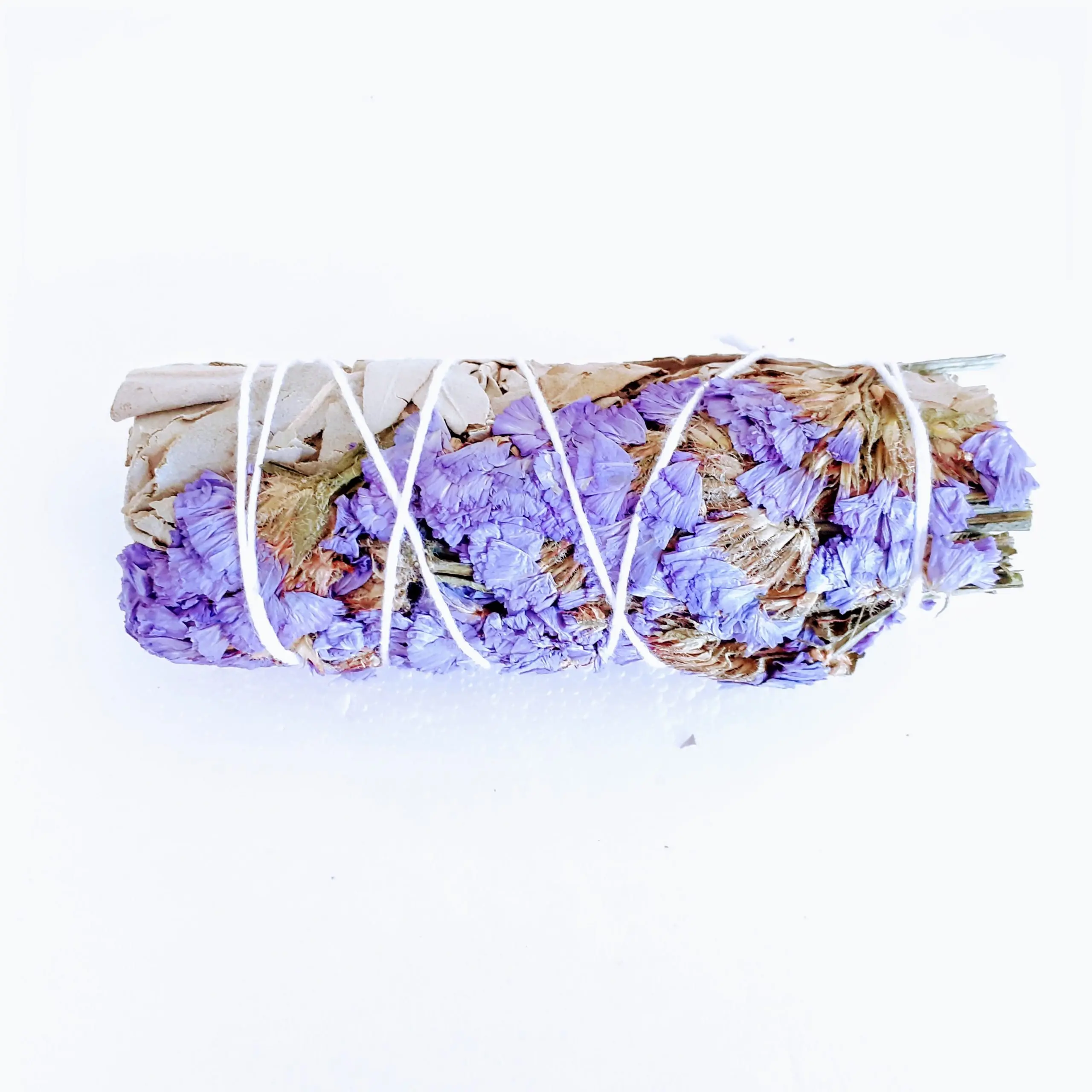 Antorcha de Salvia Blanca y Sinuata Azul