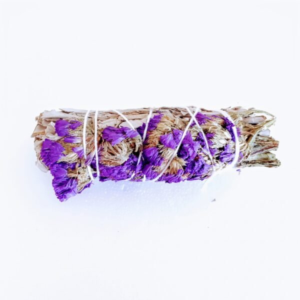 Tocha de Sálvia Branca e Purple Sinuata