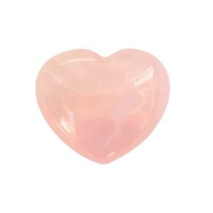 Coração Quartzo Rosa 4.5cm