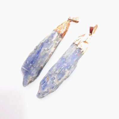 Blue Gold Cyanite Pendant 5-6cm