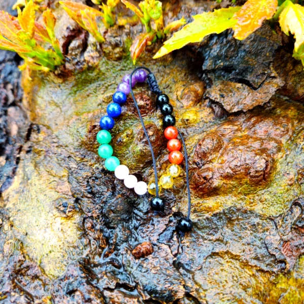 Pulseira 7 Chakras com Cordão Regulável