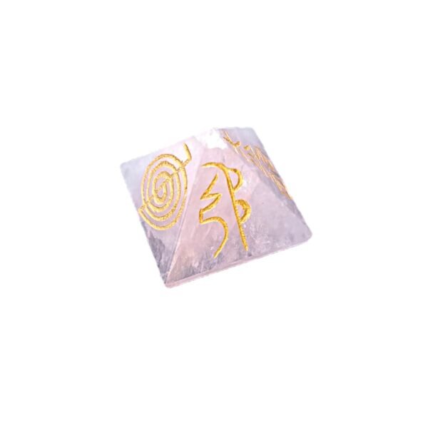 Pirâmide Reiki Quartzo Rosa