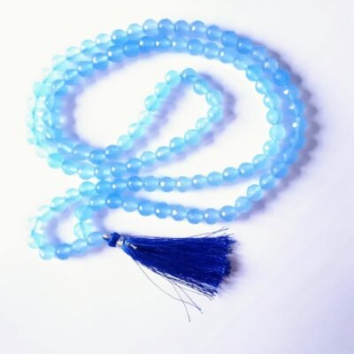 Japa Mala Aquamarine Blue 8mm