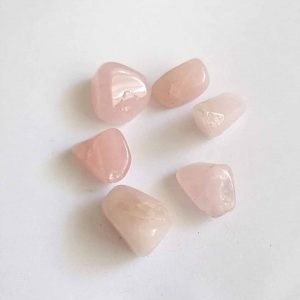 Outlet/Damaged-Small Pink Rolled Quartz