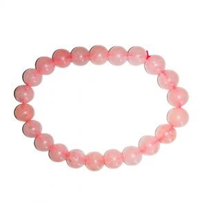 Pulseira de Quartzo Rosa