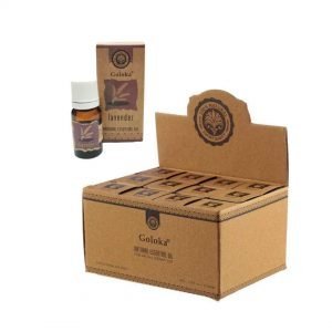 Caja de aceites esenciales 100% naturales de Lavander Goloka