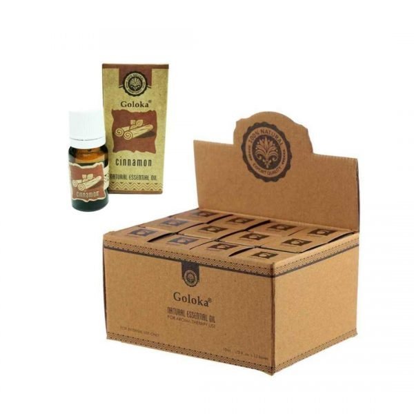 Óleo Essencial 100% Natural Cinnamon Goloka Caixa