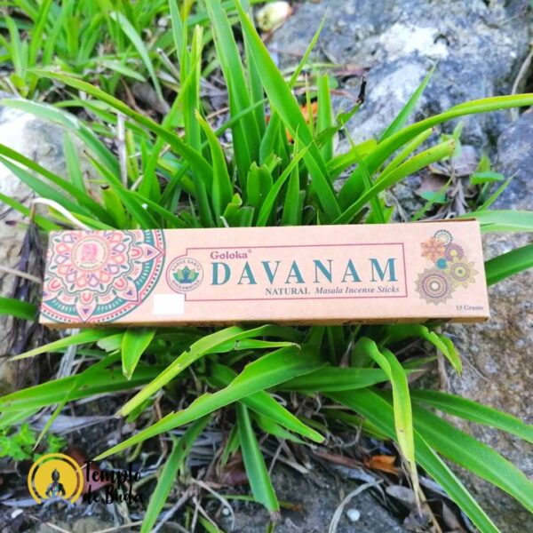 Incenso indiano organico Goloka Davanam - immagine 2