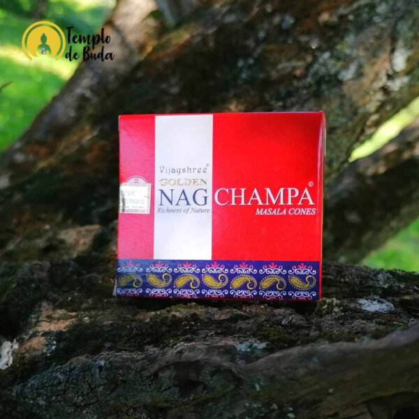 Incenso Indiano Cone Golden Nag Champa - immagine 2