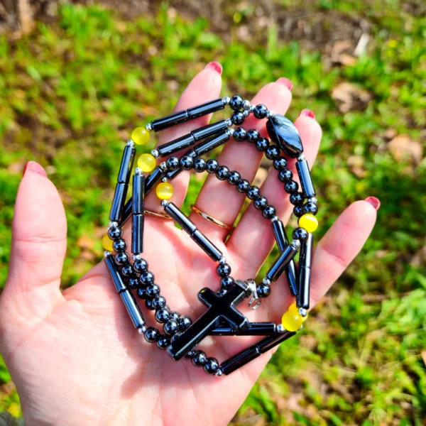 Terço de Hematite