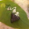 Outlet/Damaged-Black Tourmaline Pyramid Hexagon Pendulum - Image 2