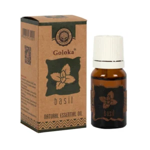 Óleo Essencial 100% Natural Basil Goloka
