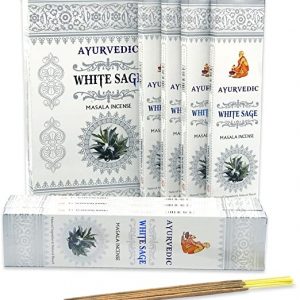 Indische ayurvedische Weiße Salbei Weihrauch Box