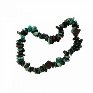 Bracelet de chips de chrysocolle