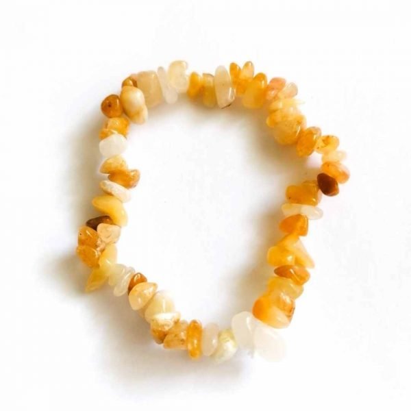 Bracciale di chips di calcite gialla