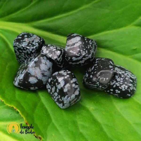 Obsidiana Flocos de Neve Rolada - Image 3