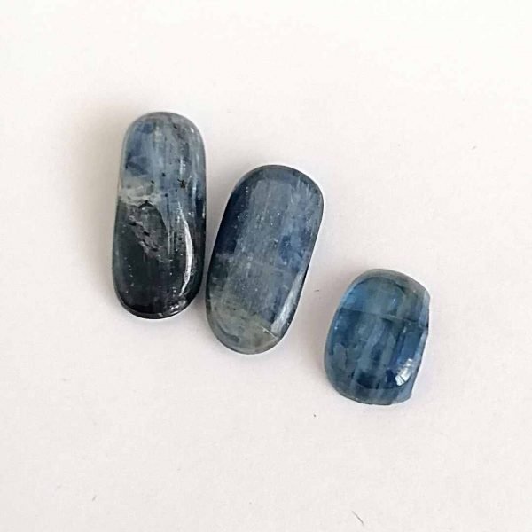 Outlet/Damaged-Crystallized Blue Cyanite Rolled Mini