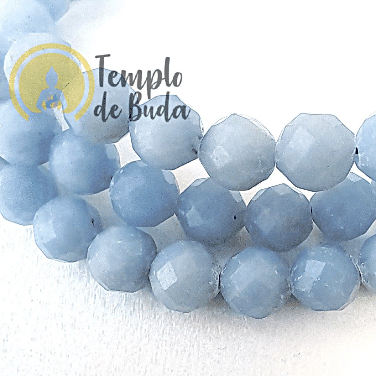 Pulseira de Angelite Facetada