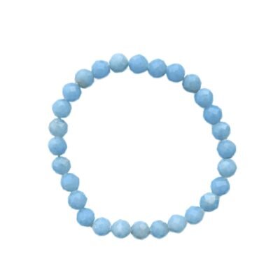 Pulseira de Angelite Facetada