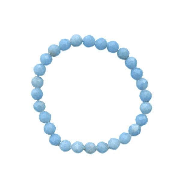 Pulseira de Angelite Facetada