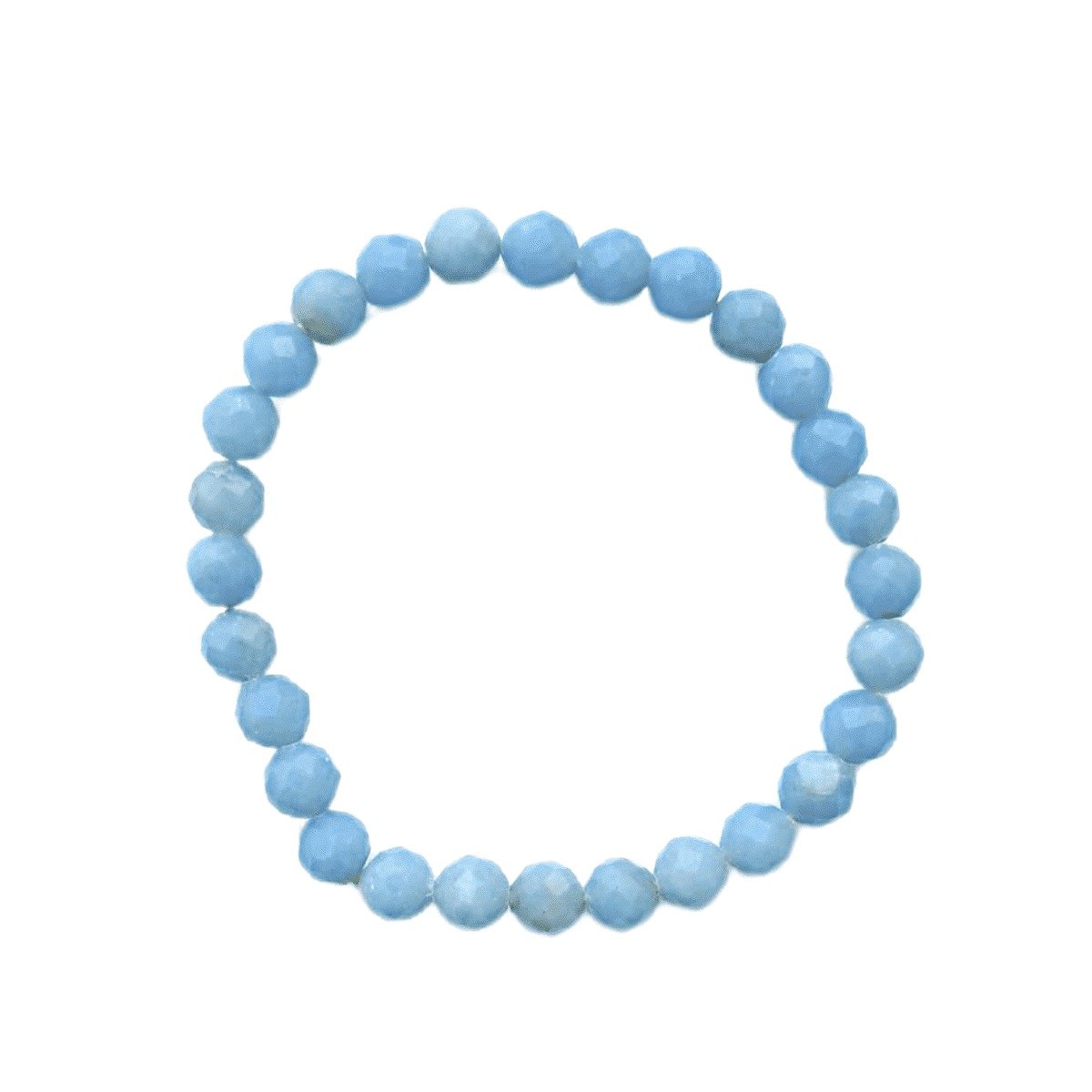 Pulseira de Angelite Facetada