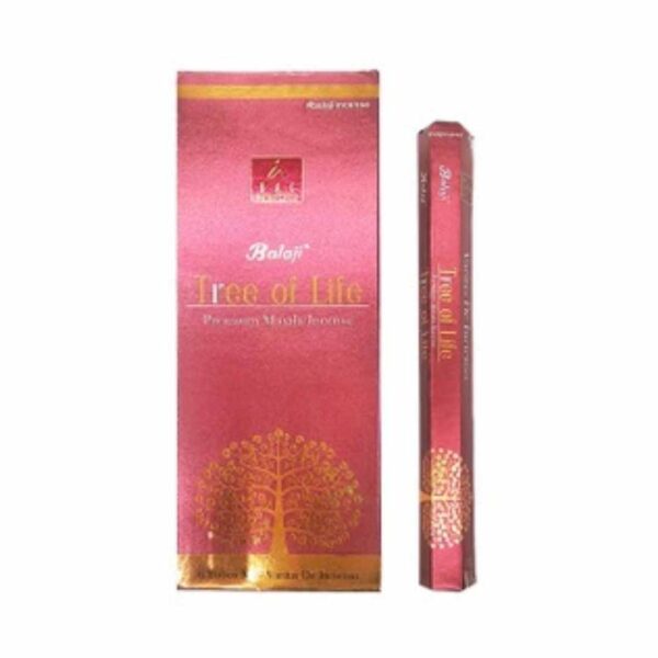 Caja de incienso indio premium Balaji Tree of Life