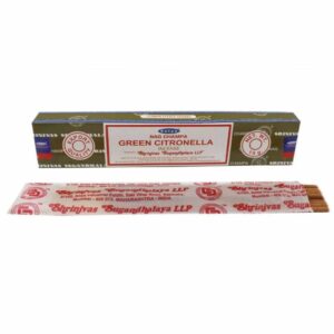 Incienso Nag Champa Verde Citronela