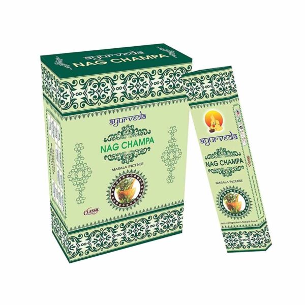 Indian Ayurvedic Incense Nag Champa Box