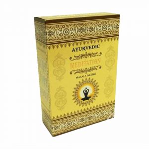 Scatola d'incenso indiano ayurvedico da meditazione