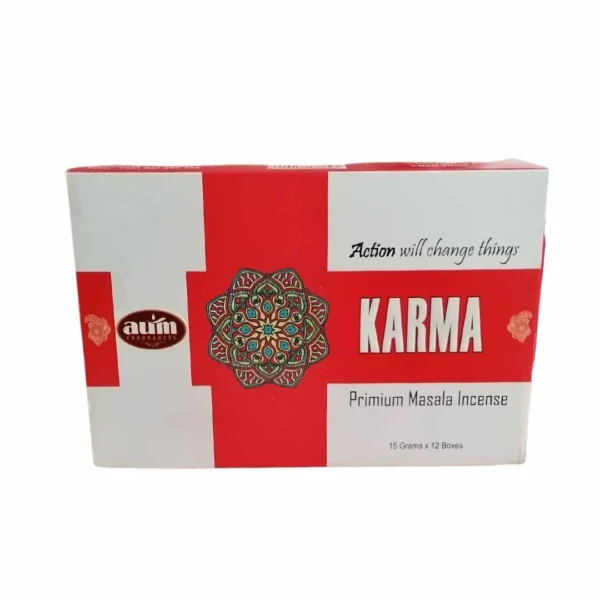 Incenso AUM Karma Caixa