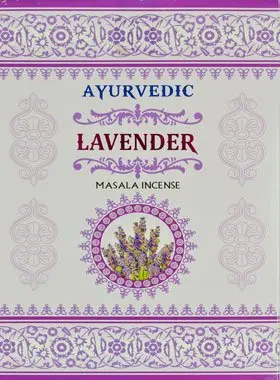Encens ayurvédique indien Boîte de lavande