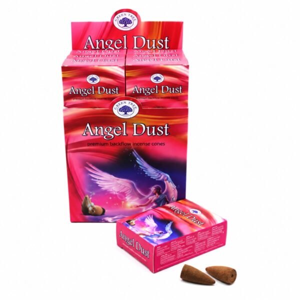Cones Incenso Cascata Green Tree Angel Dust Caixa