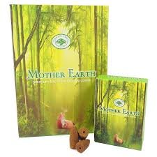 Mutter Erde Grüner Baum Kaskade Kegel Weihrauch Box