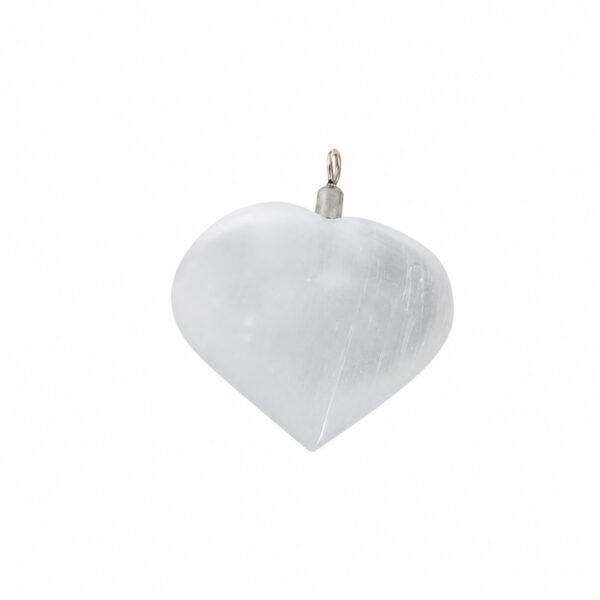 Pendente de Selenite Coração