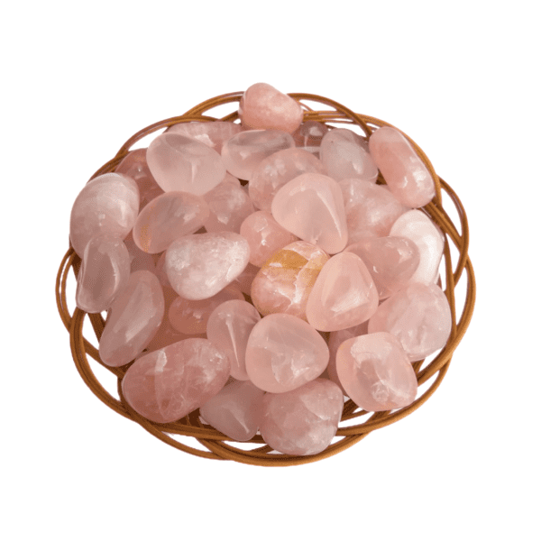 Gerollter Rosenquarz